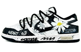 Женские кроссовки для скейтбординга Nike Dunk, Black cw1590-100(team45-小雏菊手稿 ) | black