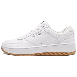 Кроссовки Skechers Court Classics Skateboarding Shoes Men Low-top White/Yellow, белый/желтый 254011-wnt | white/yellow