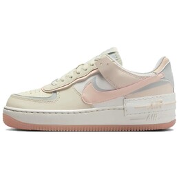 Кроссовки Nike AF1 Shadow Skateboarding Shoes Women's Low-top Coconut Milk Color/Light Deep Red/Light Silver/Sail White/Ice Pomegranate Color, красный dz1847-105 | coconut milk color/light deep red/light silver/sail white/ice pomegranate color