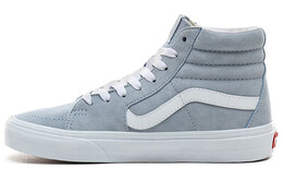Кроссовки для скейтбординга Vans SK8 HI Unisex, белый/светло-голубой vn0a4bv6v4z