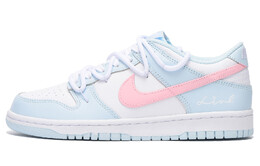 Кроссовки Nike Dunk Skateboarding Shoes Women's Low-top Ultra Blue/Fire Orchid, цвет Lotus Color fb9109-105(team59-女款蓝粉) | lotus color