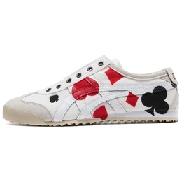 Кроссовки Onitsuka Tiger MEXICO 66 Lifestyle Shoes Unisex Low-top White/Blue/Red, белый/синий/красный d3k0n-0143(team54-扑克联盟） | white/blue/red