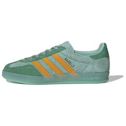 Кроссовки Adidas Gazelle Indoor Hazy Green Crew Yellow Women's, зеленый ig6783 | green