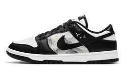 Кроссовки Nike Dunk Skateboard Shoes Women's Low-Top White Black cw1590-100(team10-高山飞鸟) | black