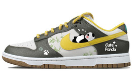 Кроссовки Nike Dunk Skateboarding Shoes Unisex Low-top Yellow/White, желтый fv3629-371(team56-慵懒熊猫) | yellow