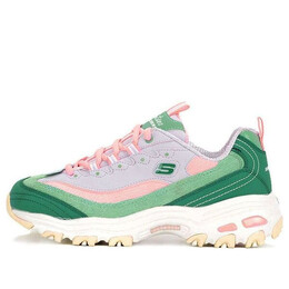 Кроссовки d'lites 1.0 dad shoes gs green/pink Skechers, зеленый 149906-grpk | green/pinkred