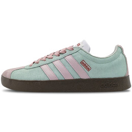 Кроссовки Adidas neo Vl Court Skateboarding Shoes Unisex Low-top Pink/Green, светло-зеленый hq1802(team68-满庭芳男女同款） | light green