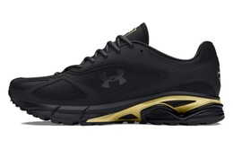 Кроссовки Under Armour Apparition Lifestyle Shoes Unisex Low-top Black/Gold, черный/золотой 3027596-001 | black/gold