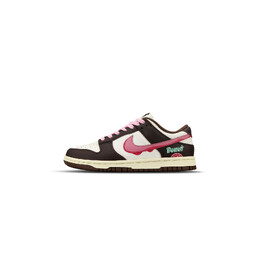 Кроссовки Nike Dunk Skateboarding Shoes Women's Low-top Brown/Pink, розовый dd1503-124(team333-女款甜甜圈) | brown/pink