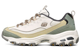 Кроссовки Skechers D'lites Casual Female, белый/темно-зеленый 13167-ntol
