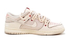 Кроссовки Nike Dunk Skateboard Shoes Unisex Low-Top Beige dv0834-100(team-柒男女款做旧刮蹭dunk)