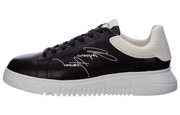 Кожаные кроссовки с фирменным логотипом Emporio Armani x4x264xm670n814