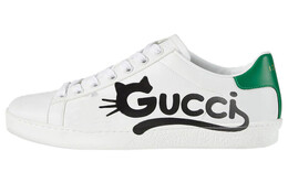 Кроссовки Gucci Ace Kitten Logo Sneakers Women's 659912 2sh50 9163