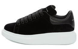 Кроссовки Alexander McQueen Oversized Smooth Black Women's 553775w4fkt1000