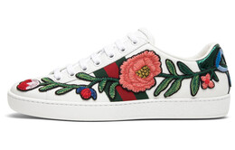 Кроссовки Gucci Ace Embroidered Floral Women's 431917 a38g0 9064
