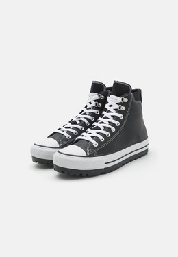 Высокие кеды Chuck Taylor All Star City Trek Waterproof Boot Unisex Converse, черный co415n0sx-q11 | black/white/silver