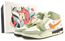 Баскетбольные кроссовки Legacy 312 Vintage Men High-top Yellow/green Jordan fd9907-111(team40-红鼻子s-box)