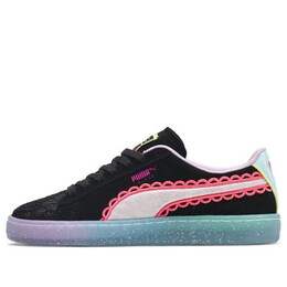 Кроссовки sophia webster x suede 'black fiery coral' Puma, черный 369516-01 | black/pink