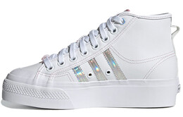 Кроссовки Nizza Women's Adidas Platform Mid 'White Iridescent' Women's h01566