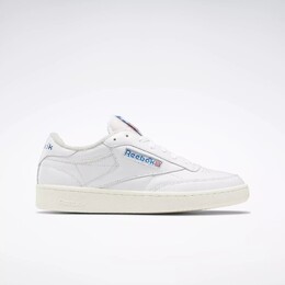 Винтажные кроссовки Club C 85 Reebok, мультиколор 100007875 | ftwr white / chalk / vector blue