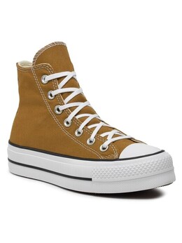Кроссовки из ткани Converse, коричневый chuck taylor all star lift platform a07210c | braun
