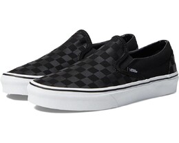 Кроссовки Vans Classic Slip-On, цвет (Checkerboard) Black/Black 7213526 | (checkerboard) black/black