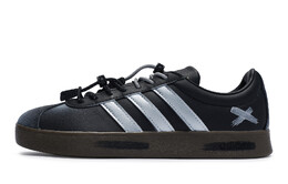 Кроссовки Adidas neo Vl Court Skateboarding Shoes Unisex Low-top Silver, черный/серебряный id6017(team80-男女同款黑银骑士) | black/silver