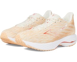 Кроссовки Mizuno Wave Rider 28, цвет Pristine/Spicy Orange 9974554 | pristine/spicy orange