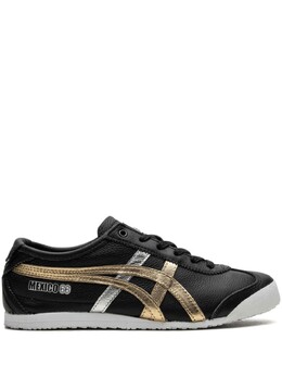 Onitsuka Tiger кроссовки Mexico 66 Black Gold Silver, черный d5v2l9094 | черный