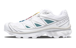 Кроссовки XT-6 унисекс с низким верхом, синий/белый Salomon 412529(team348-蓝色之眼)