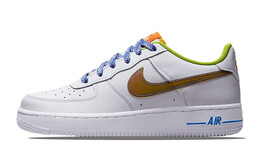Кроссовки Nike Air Force 1 Low LV8 White Magma Orange GS dq7767-100