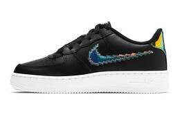 Кроссовки Nike Air Force 1 Low LV8 Digital Swoosh Black GS cw1577-002