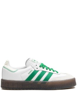 Adidas кроссовки Adidas Sambae "Cloud White/Green", белый ie9105 | белый