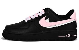 Кроссовки для скейтбординга Air Force 1 женские низкие розовый/белый Nike dd8959-001（team33-粉白双勾 女款） | black/pink
