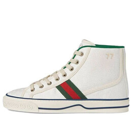 Кроссовки tennis 1977 high 'white mini gg' Gucci, белый 627838-99wm0-9074 | white/green/red