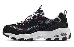 Кроссовки Skechers DLITES Chunky Sneakers Women's Low-top Black, черный 150034-bkmt | black