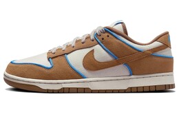 Кроссовки Nike Dunk Low Retro Premium Light British Tan, синий fn5825-100 | brown beige blue
