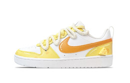 Кроссовки Nike Court Borough Skateboarding Shoes Women's Low-top Orange, цвет Lemon bq5448-100（team357-奶酪芝士） | lemon