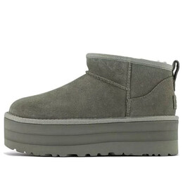 Кроссовки классические ультра мини платформа Ugg, зеленый 1135092-msg | moss green