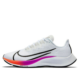 Кроссовки air zoom pegasus 37 Nike, белый bq9647-103 | white/flash crimson/hyper violet/spruce aura/vapor green/black