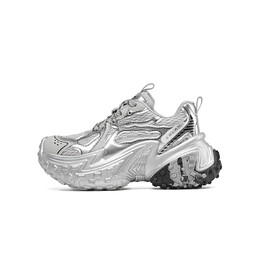 Кроссовки женские толстые низкие серебряный Eblan, серебряный e8143786d52 | silver
