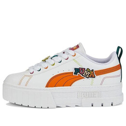 Кроссовки mayze pierced 'white orange brick' Puma, белый 386582-02 | white/orange/green