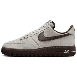 Кроссовки для скейтбординга Air Force 1 женские, низкие, серо-коричневый Nike hq3485-104 | gray brown