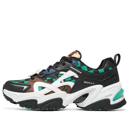 Кроссовки stamina v2 'black green' Skechers, черный 896125-bkmt | black/green