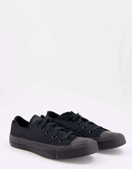 Черные однотонные кроссовки Converse Chuck Taylor All Star Ox 115184701 | black