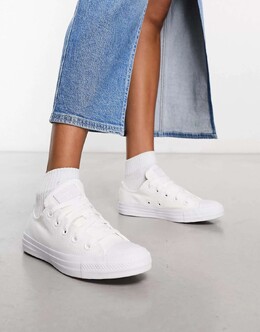 Белые однотонные кроссовки Converse Chuck Taylor All Star Ox 115184706 | white