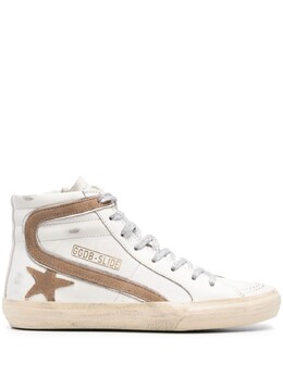 Golden Goose высокие кеды Slide, белый gwf00115f00613911926 | белый
