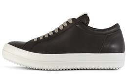 Кроссовки женские Rick Owens низкие, черный / белый rp20f2896lde-91