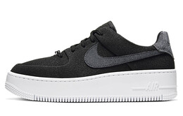 Кроссовки для скейтбординга Air Force 1 женские, низкие, черные Nike cq7510-001