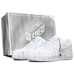 Кроссовки Nike Air Force 1 Skateboard Shoes Unisex Low-Top Blue cw2288-111(team113-温变醉书s-box) | white